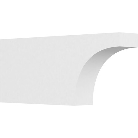 Ekena Millwork Standard Huntington Architectural Grade PVC Rafter Tail, 4"W X 10"H X 24"L RFTP04X10X24HUN